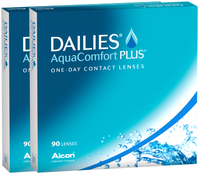 Dailies AquaComfort Plus, 180 linser
